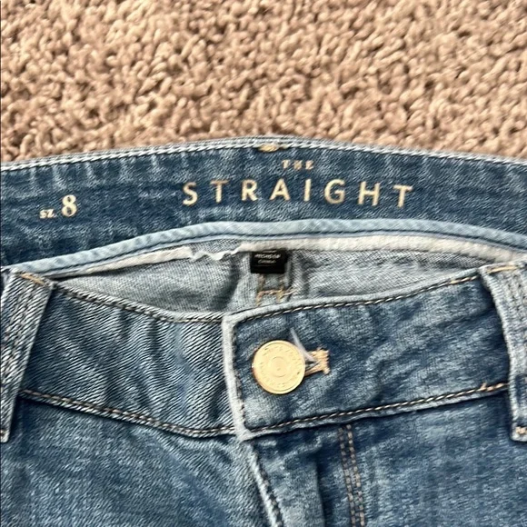 White House Black Market “The Straight” Jeans with Distressed Details - Picture 2 of 6